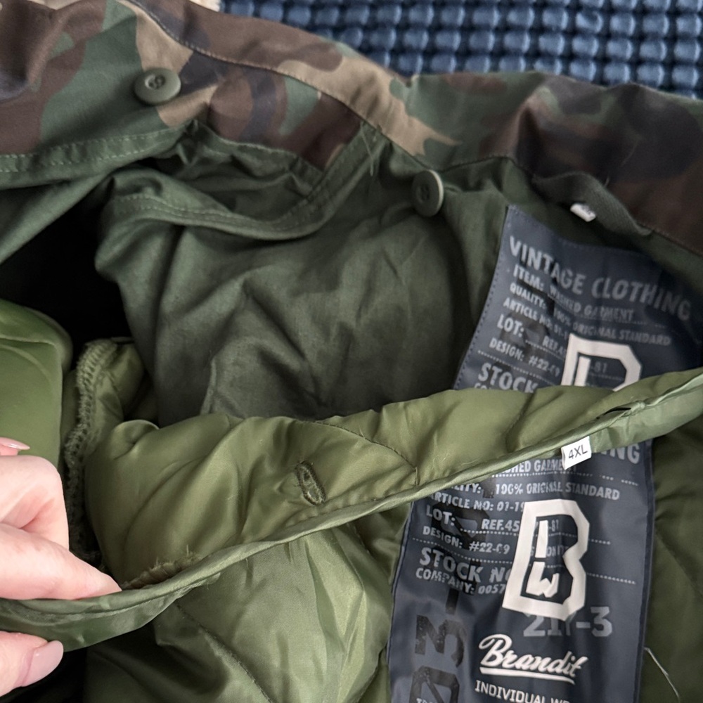 Camouflage Men's Jacket 4XL  brand new - Picture 16 of 16